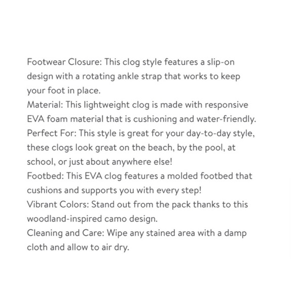 Rugged Shark Realtree Camouflage Eva Clogs - Picture 5 of 10